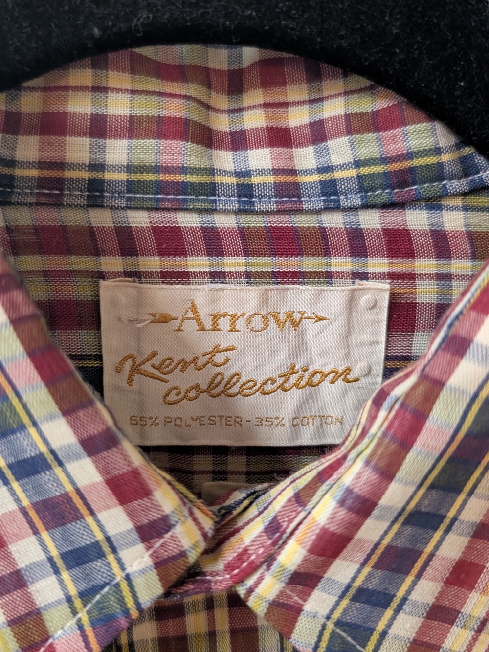 Arrow Kent Collection Men's Plaid Vintage Button Down